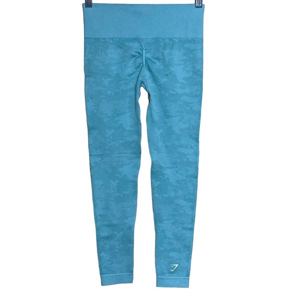 Gymshark Adapt Camo Seamless Leggings Size S High Rise Athletic Workout - Picture 4 of 8